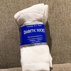 Diabetic Socks - White